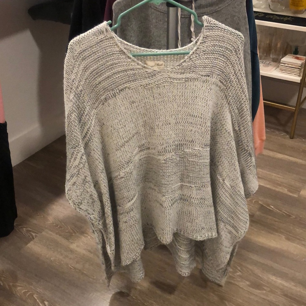 Oversized poncho